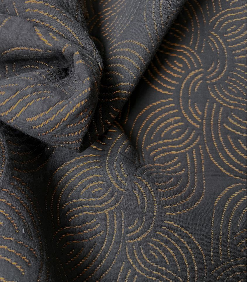 Cousette - Entrelac Jacquard Fabric