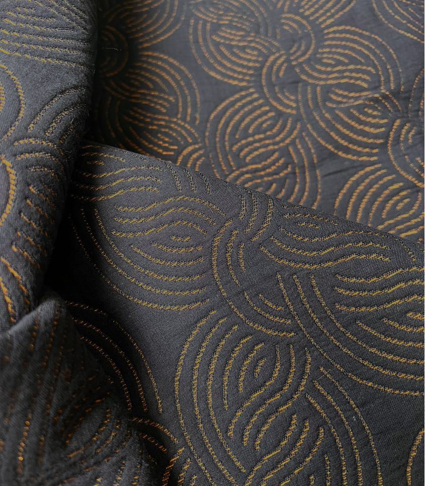 Cousette - Entrelac Jacquard Fabric