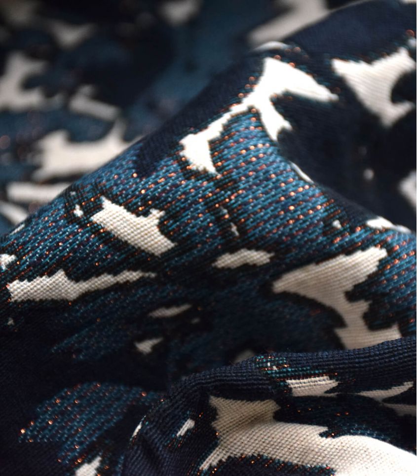 Cousette - Leaf Stamps Jacquard Fabric