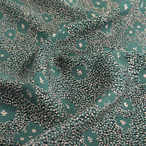 Églantine & Zoé - Punti in Green Eucalyptus Viscose Poplin Fabric