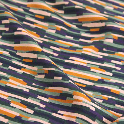 Églantine & Zoé - Roc Purple Viscose Poplin Fabric