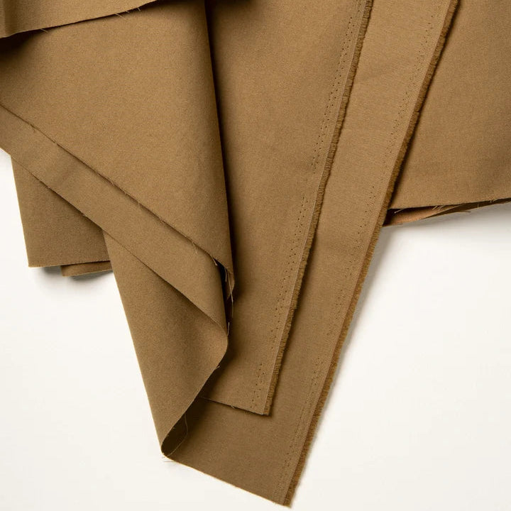 Atelier Brunette - Iced Mocha Light Cotton Gabardine Fabric