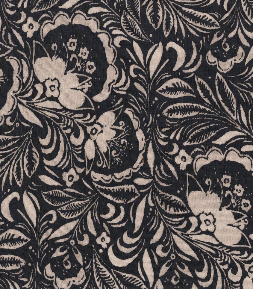 Cousette - Maarinsky Charcoal Viscose Fabric