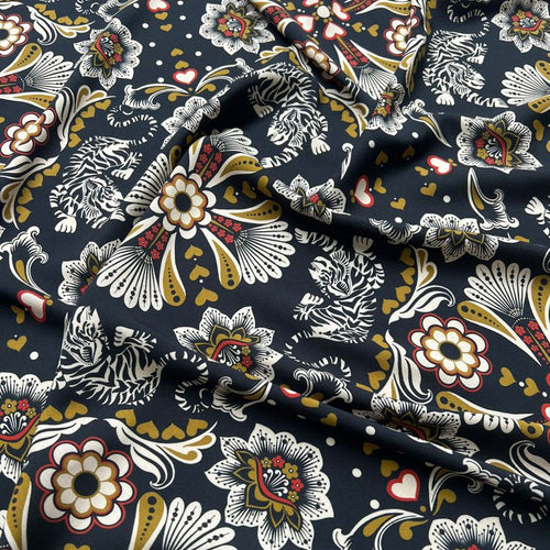 Cousette - Sacred Tiger Viscose Fabric