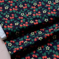 Lise Tailor - Strawberry Garden Cotton Sateen Fabric