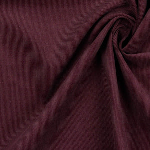 21 Wale Cotton Needlecord in Aubergine