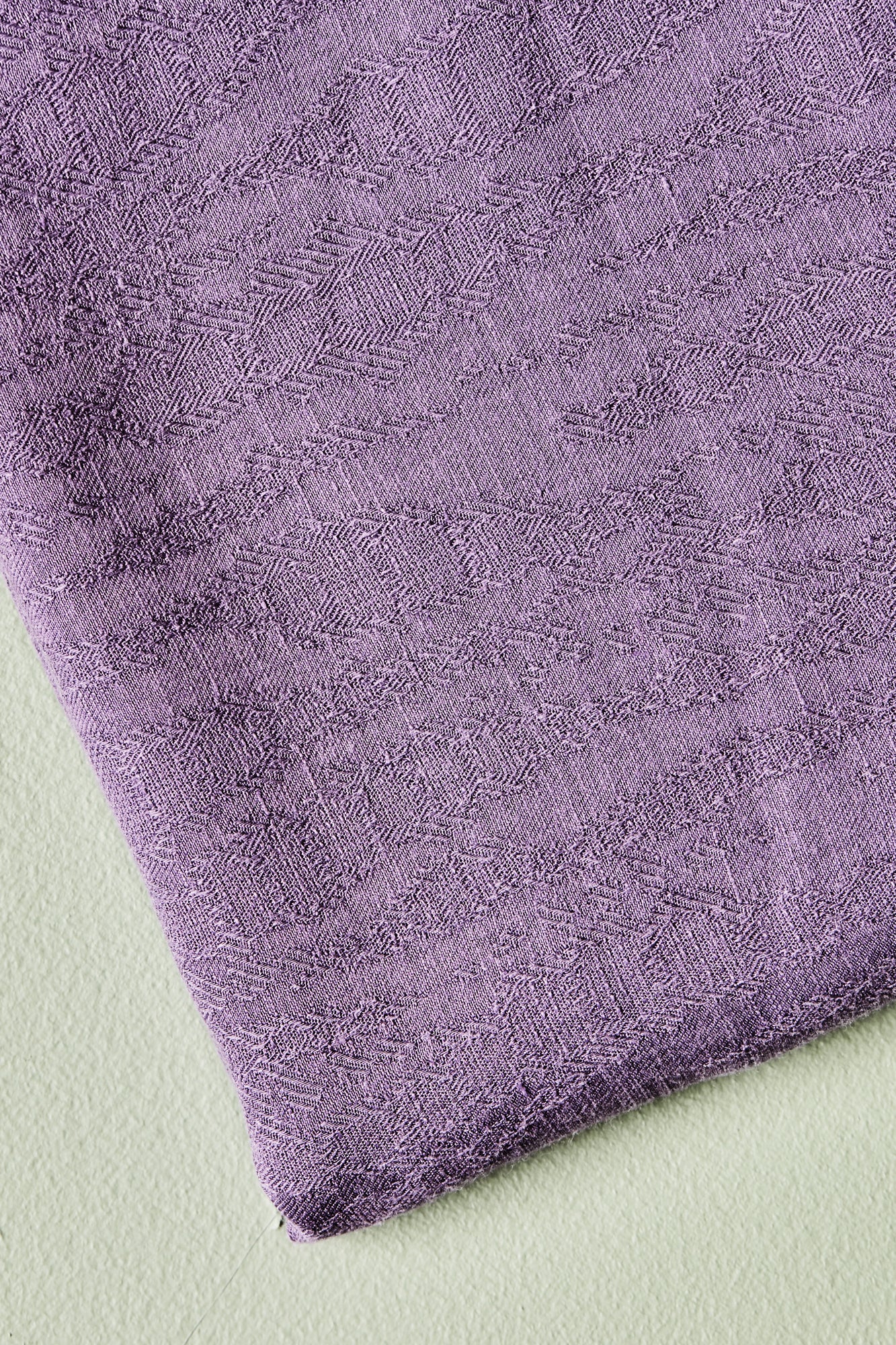 Meet MILK - Mauve Hoya Jacquard Linen with TENCEL™ Lyocell fibres