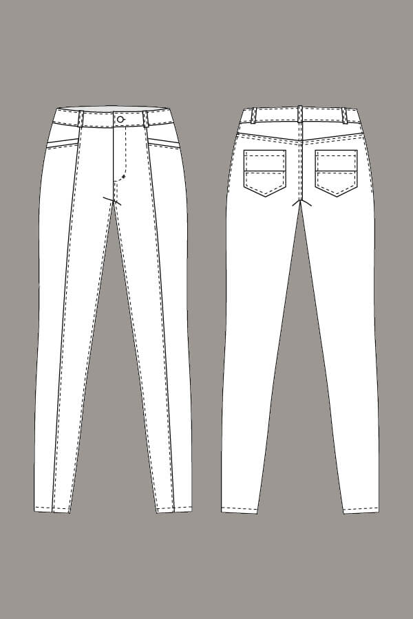 Named Clothing - JAMIE Jeans Sewing Pattern