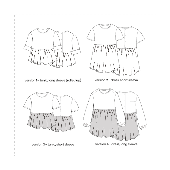 Pattern Paper Scissors - Indi Woven Tunic/Dress