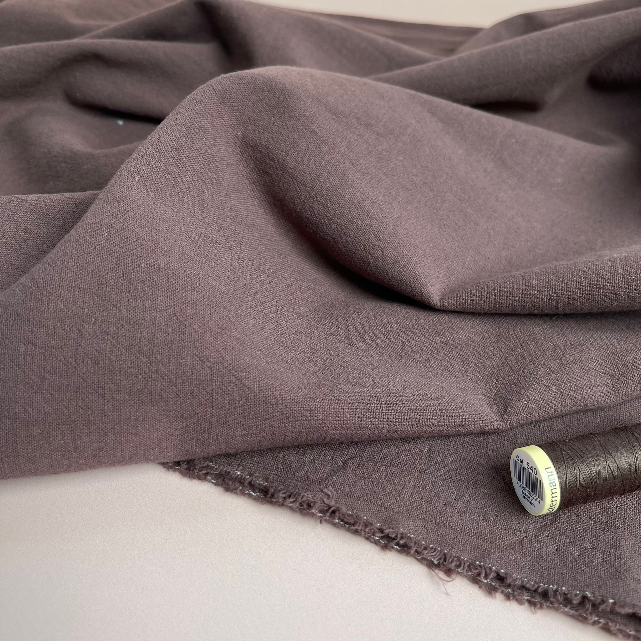 Vintage Brown Washed Cotton