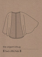 Two Stitches - Origami Shrug Sewing Pattern