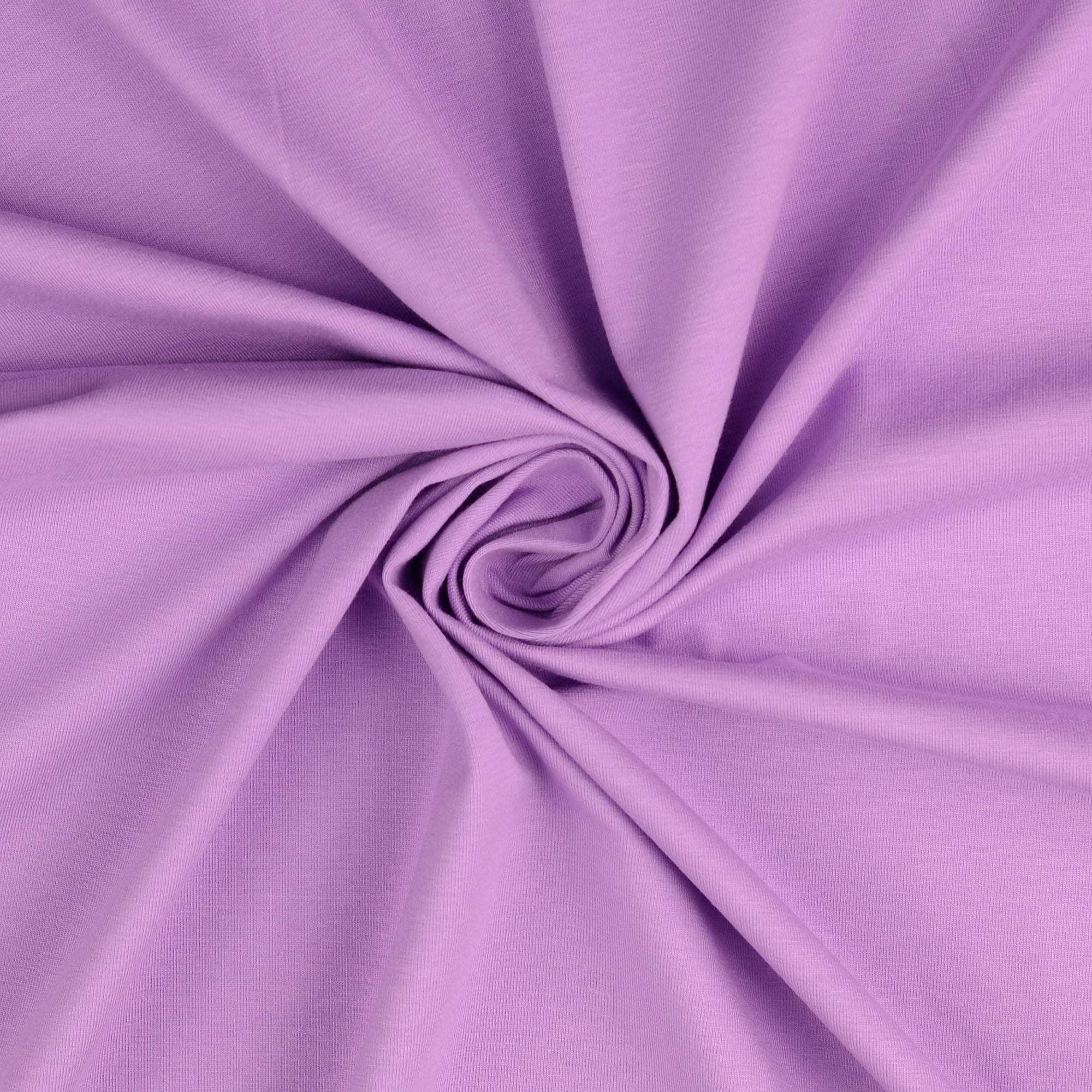 Essential Chic Lilac Plain Cotton Jersey Fabric