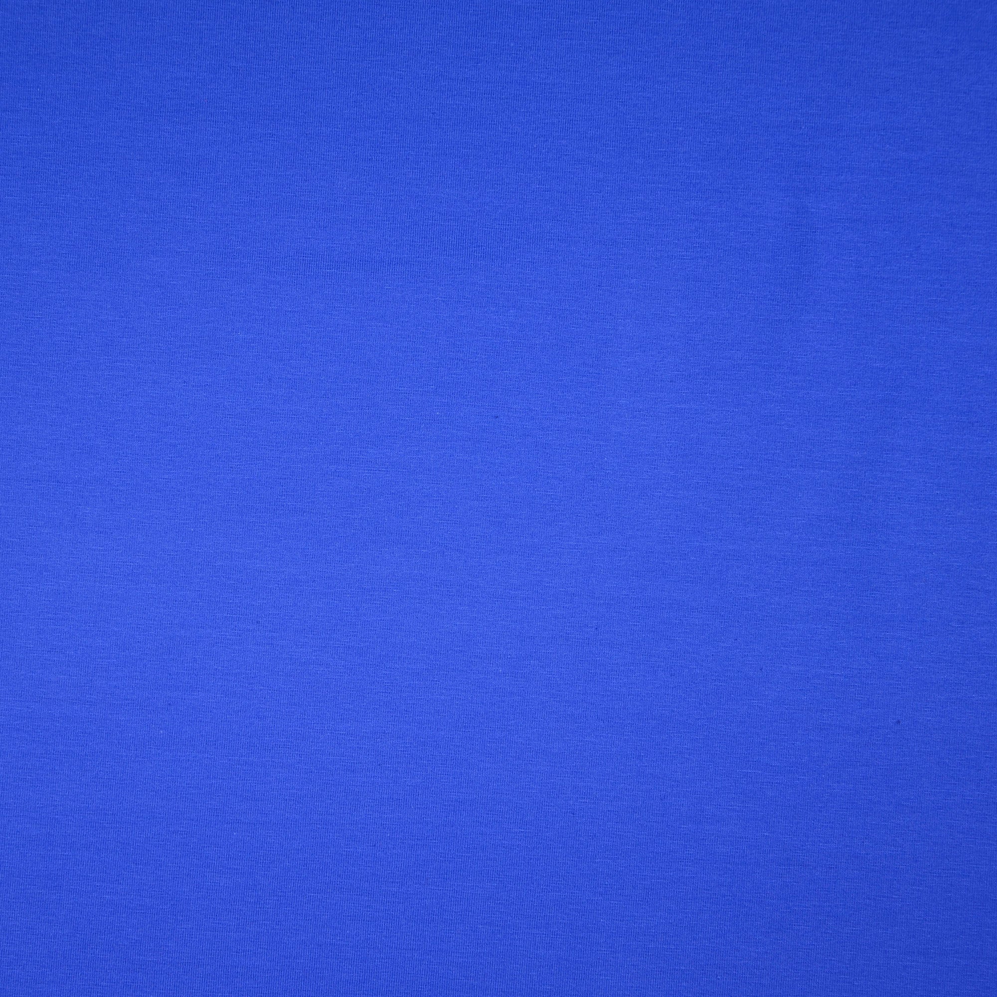 Essential Chic Royal Blue Plain Cotton Jersey Fabric