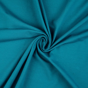 Essential Chic Teal Cotton Jersey Fabric