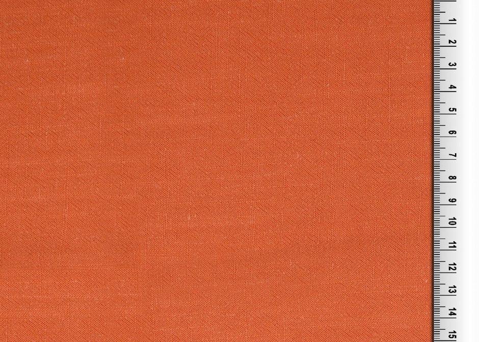 Flow Rust Viscose Linen Blend Dress Fabric