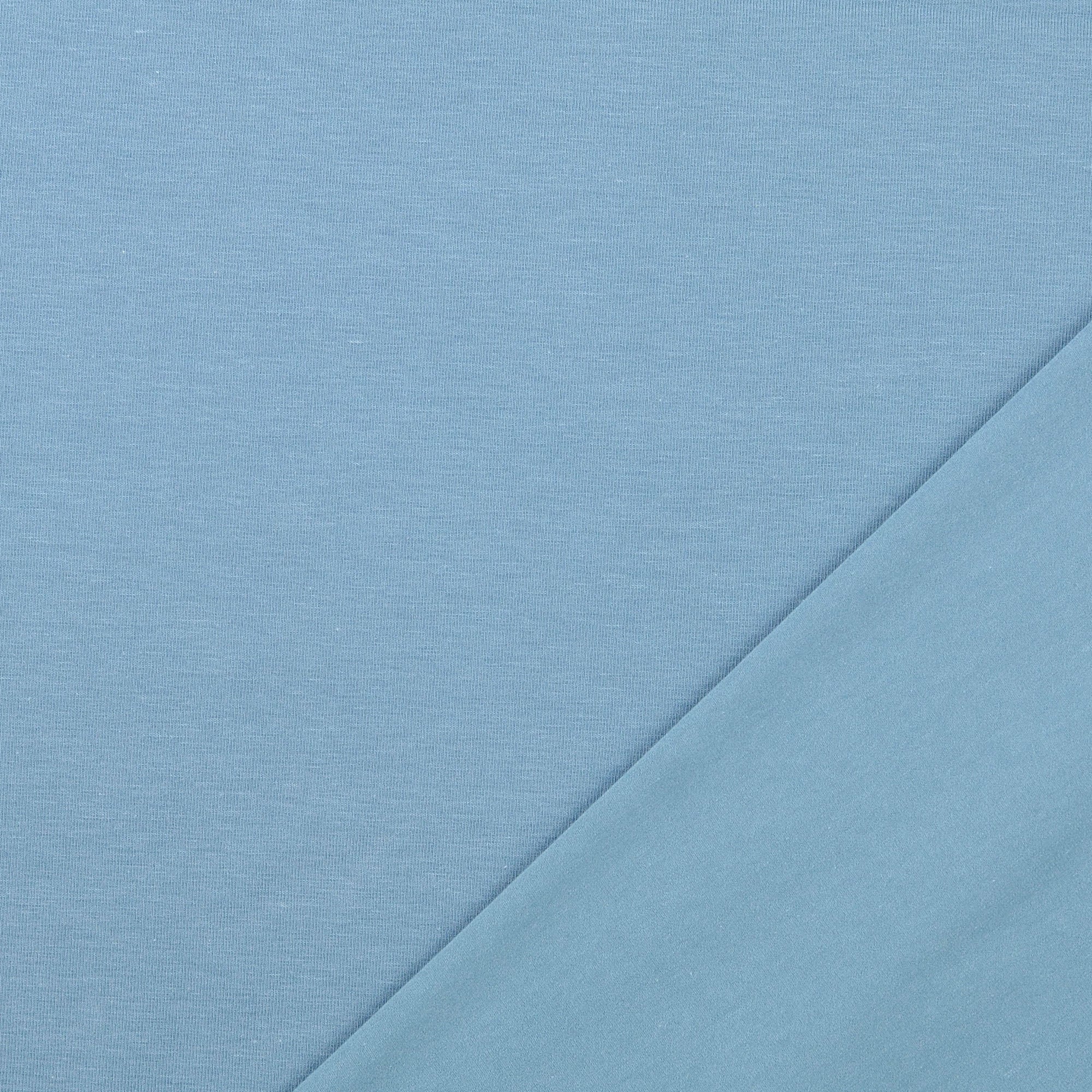 REMNANT 0.30 metre - Eco Chic Blue Moon Bamboo Cotton Jersey Fabric