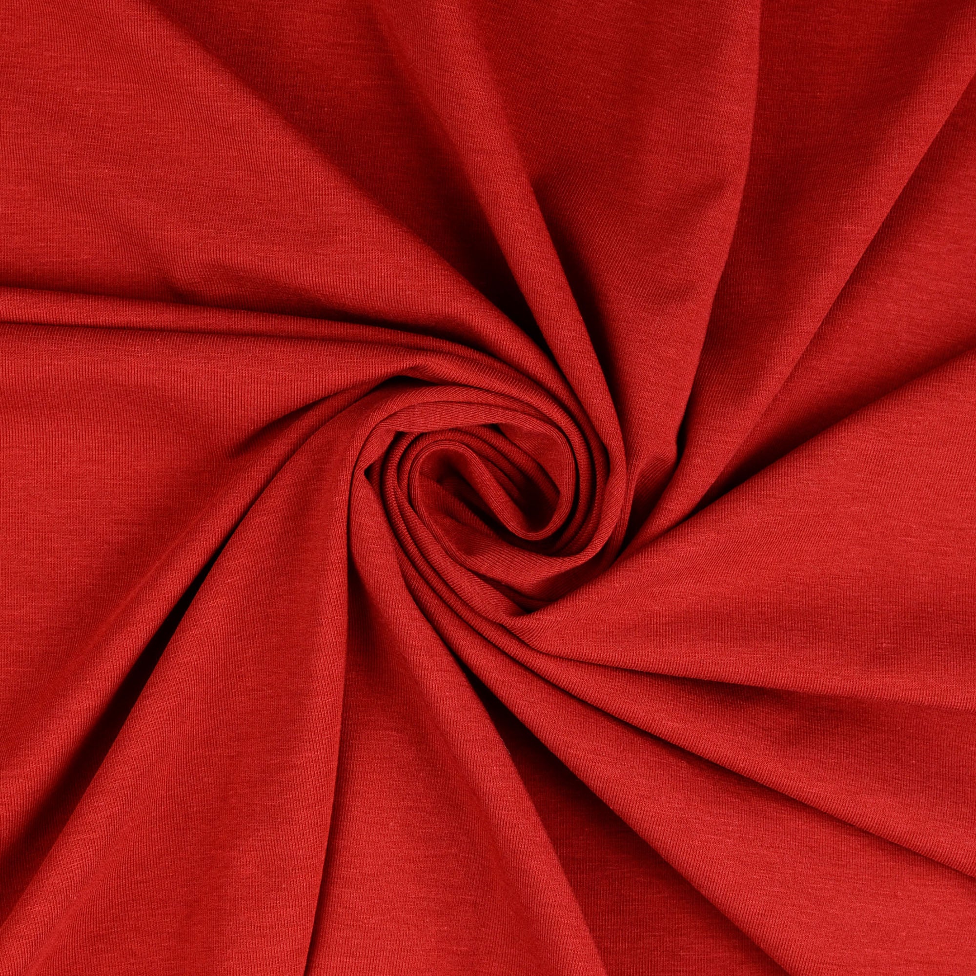 Eco Chic Red Bamboo Cotton Jersey Fabric