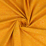 REMNANT 0.44 Metre - Galaxy Yellow Cotton Jersey Fabric