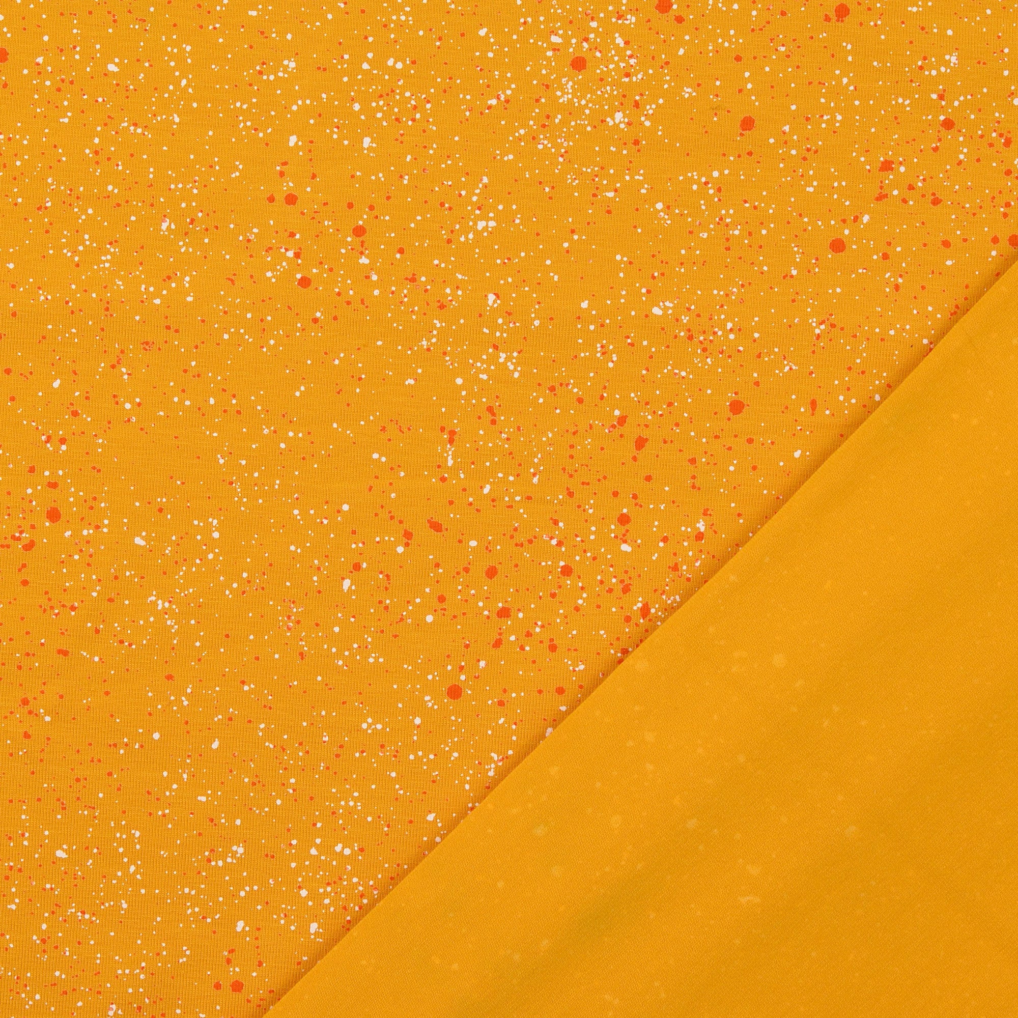 Galaxy Yellow Cotton Jersey Fabric