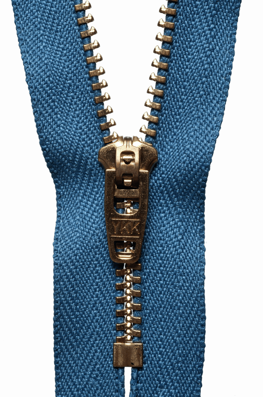 YKK 13cm (5 inch) metal zip -  145 Slate Blue