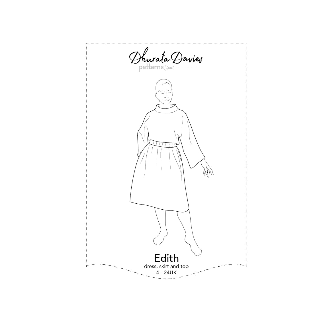 Dhurata Davies - Edith Dress, Skirt and Top - Paper Sewing Pattern