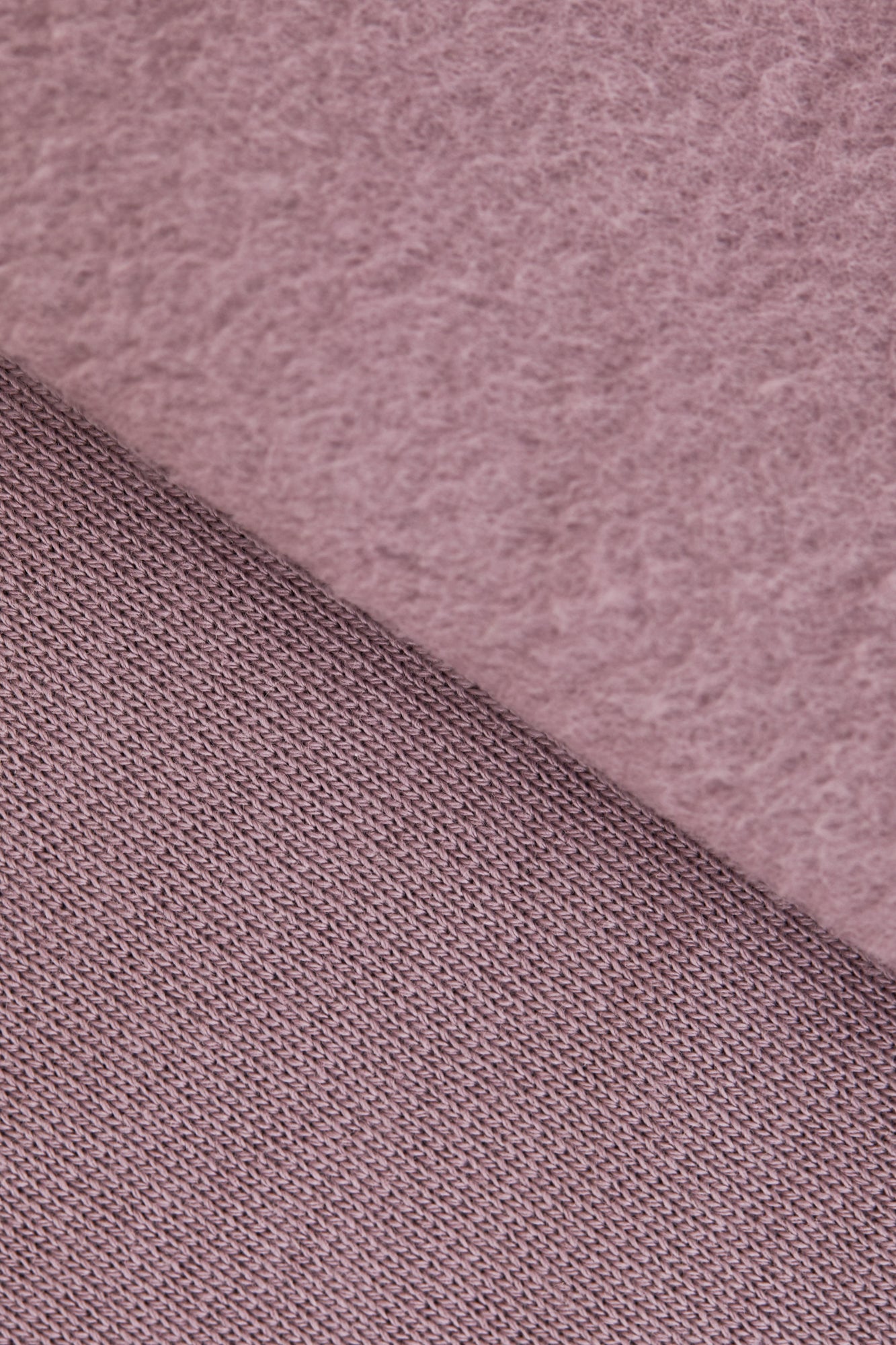 Mind The MAKER - Organic Brushed Sweat in Lilac 180cm wide