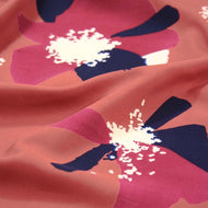 REMNANT 1.94 Metres - Églantine & Zoé - Anemona Terracotta Viscose Poplin Fabric