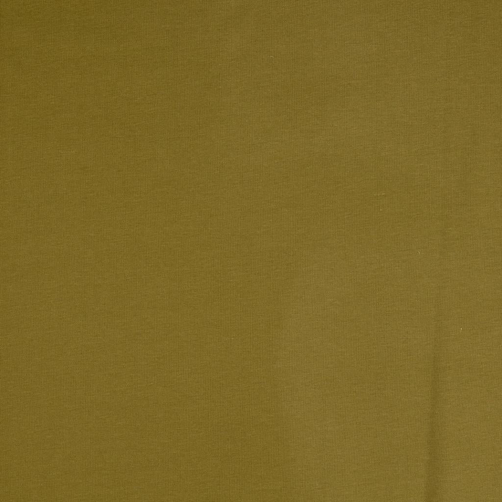 Peach Soft Cotton Sweat-shirting Fabric in Olive
