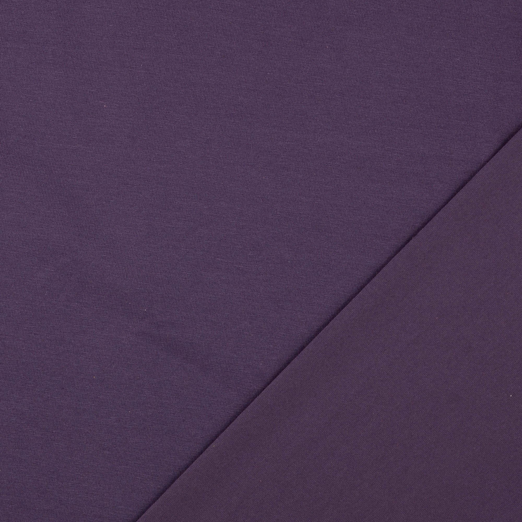 Essential Chic Deep Purple Cotton Jersey Fabric