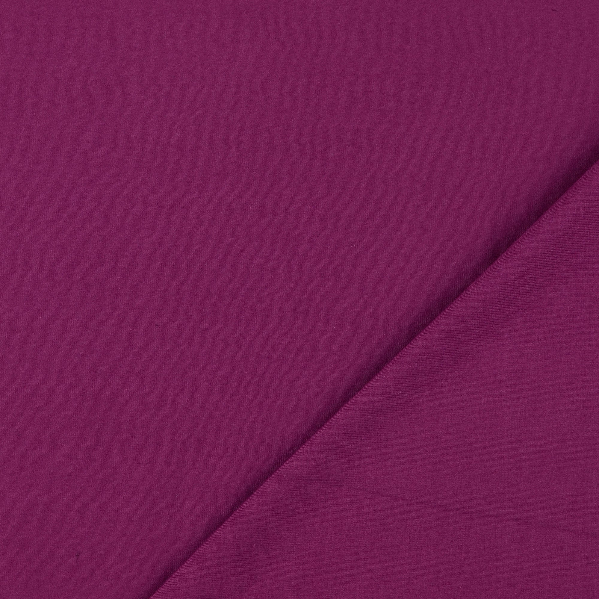 Essential Chic Deep Magenta Cotton Jersey Fabric
