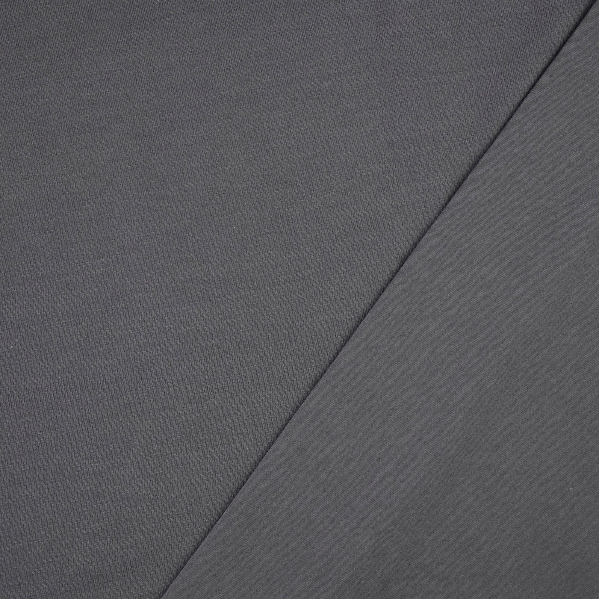 Essential Chic Charcoal Cotton Jersey Fabric