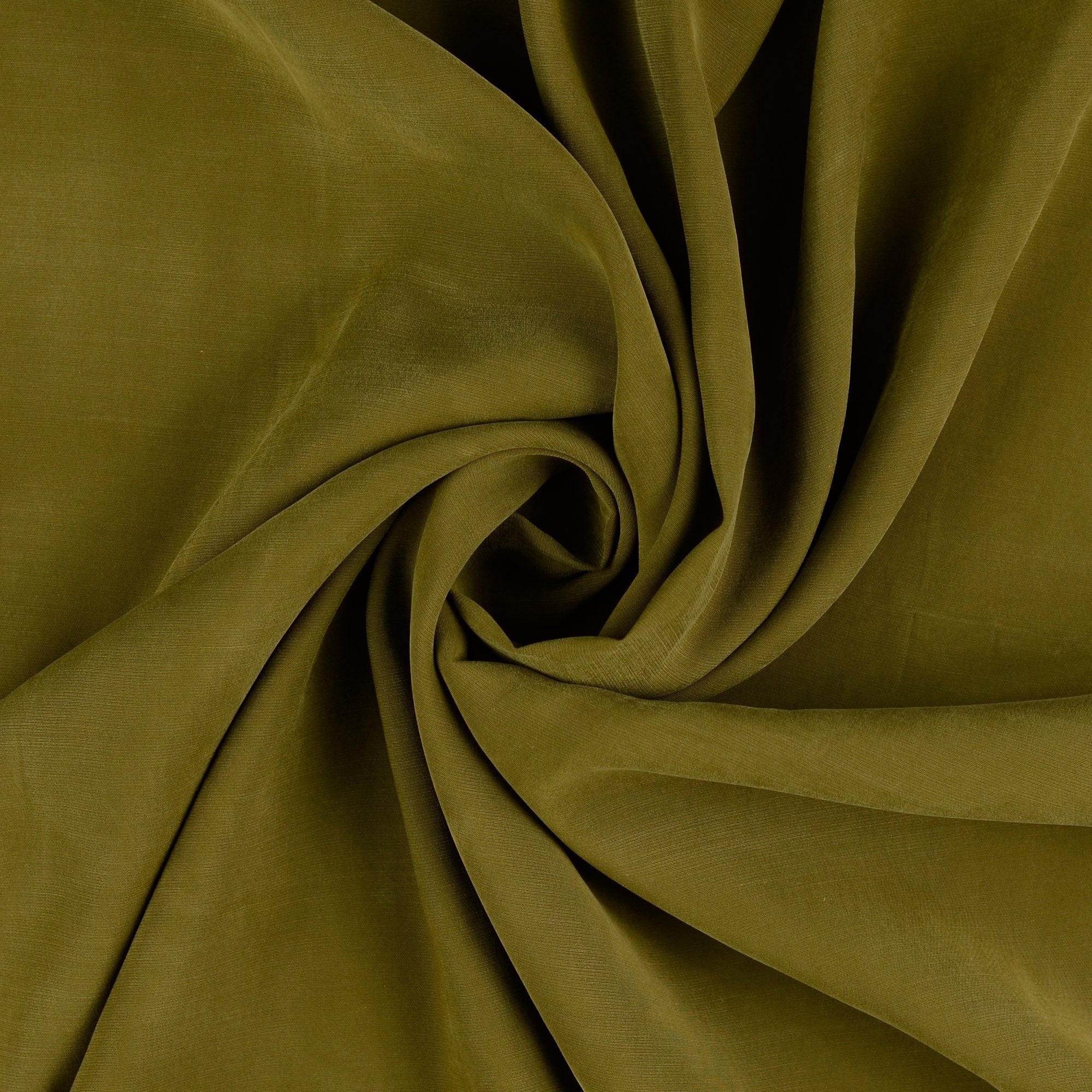 REMNANT 2.59 Metres - Serene Sandwashed Viscose in Khaki Green