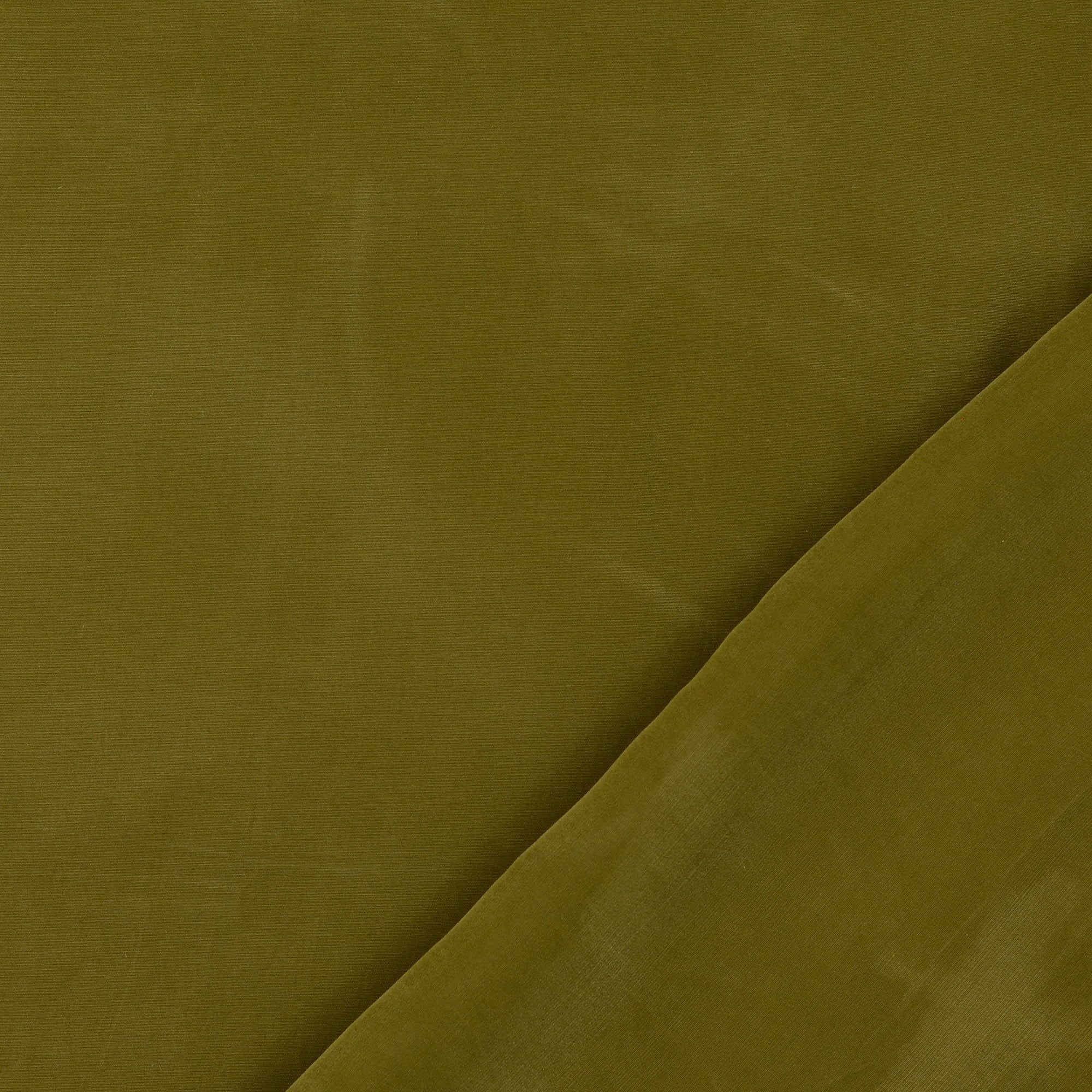 REMNANT 2.59 Metres - Serene Sandwashed Viscose in Khaki Green