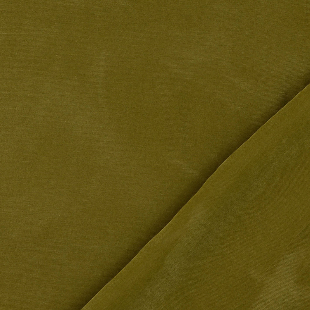 REMNANT 2.59 Metres - Serene Sandwashed Viscose in Khaki Green