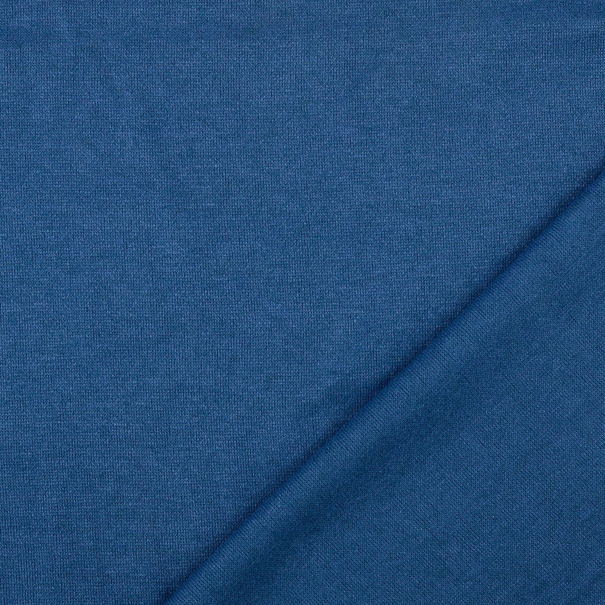 REMNANT 0.75 Metre - Snug Viscose Blend Sweater Knit in Ocean