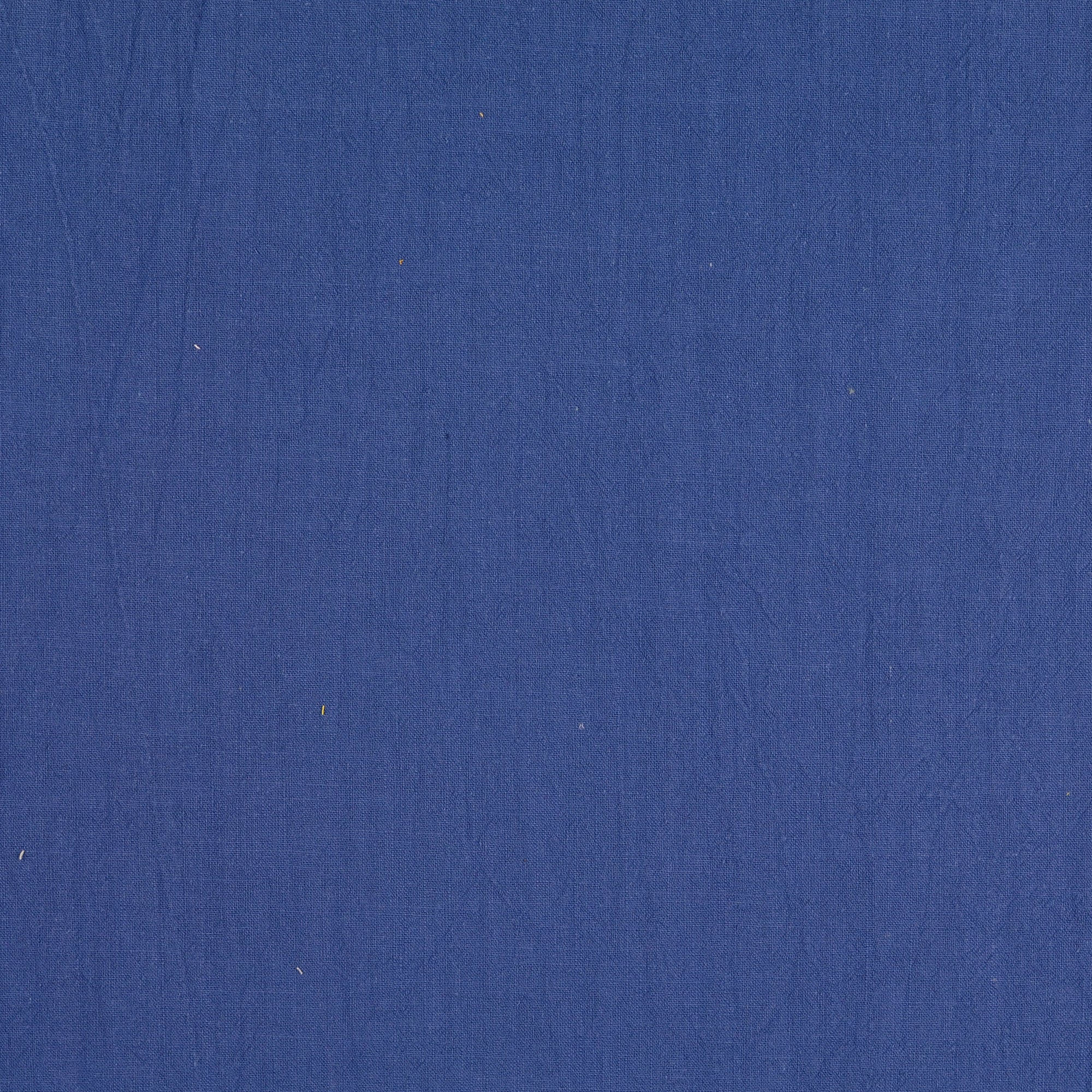 REMNANT 0.4 Metre - Vintage Denim Blue Washed Cotton