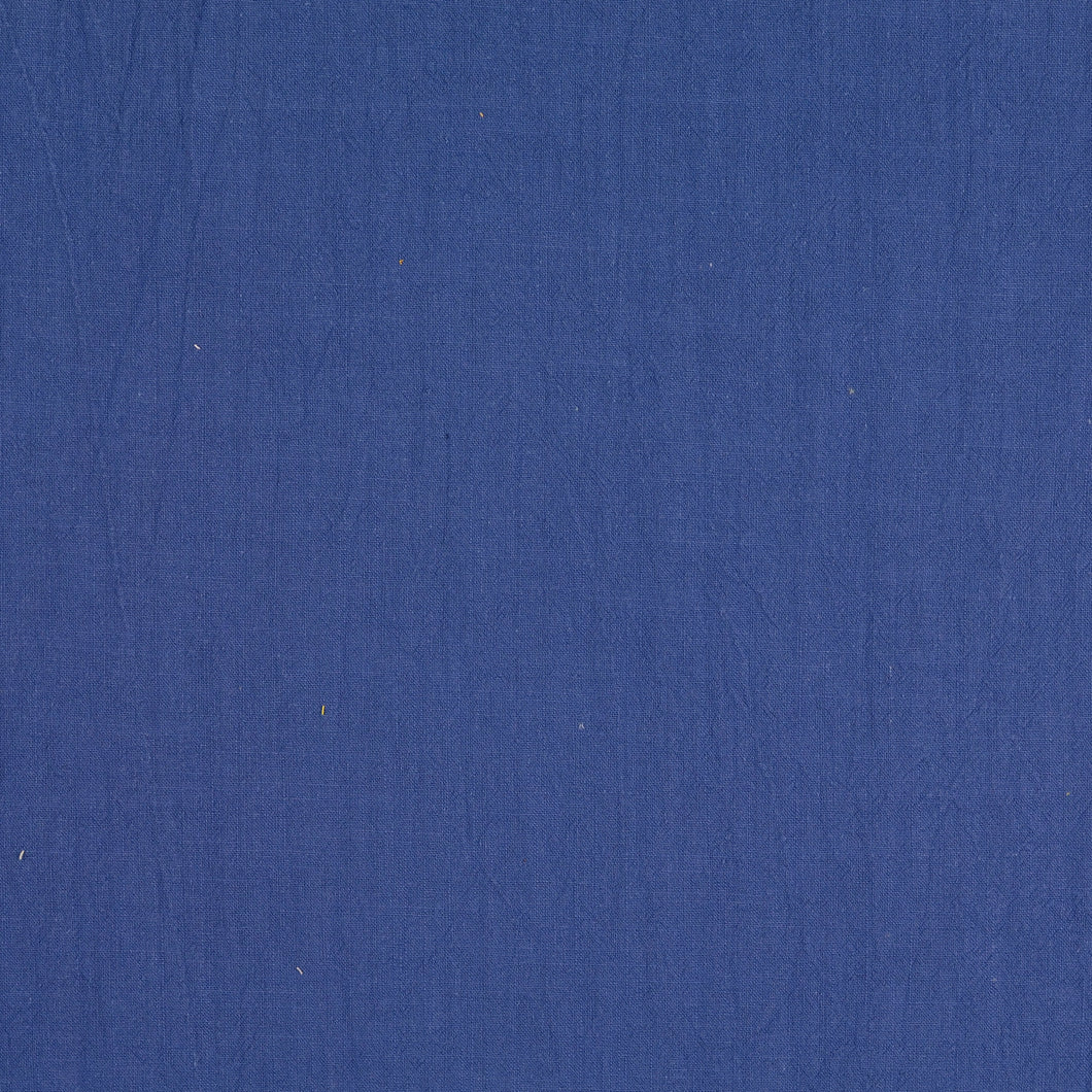 REMNANT 1.67 Metres - Vintage Denim Blue Washed Cotton