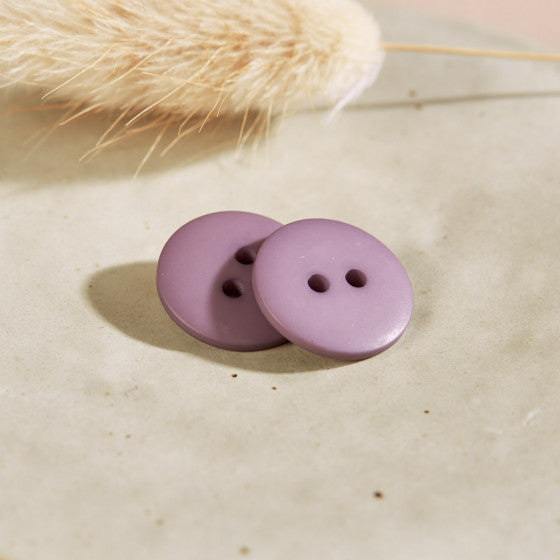 Atelier Brunette - Classic Matte Buttons - Divine Parma 15mm