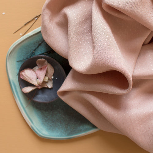 REMNANT 2.53 Metres - Atelier Brunette - Dobby Maple Viscose Dress Fabric