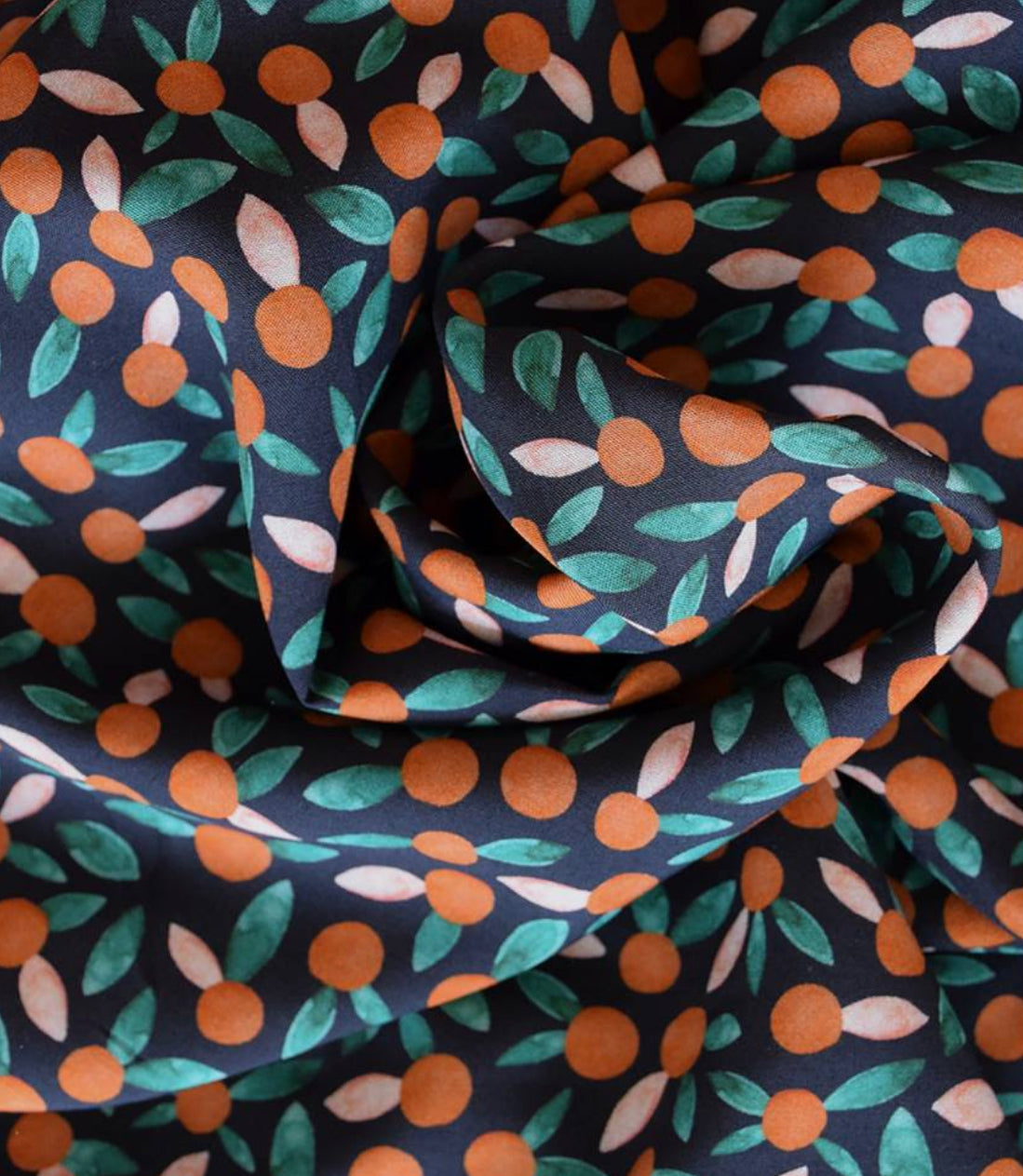 REMNANT 1.6 Metre - Cousette - Cherie Chestnut Viscose Fabric