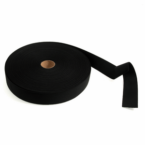 Black Elastic Tape 25 mm wide - Sold in Half Meters