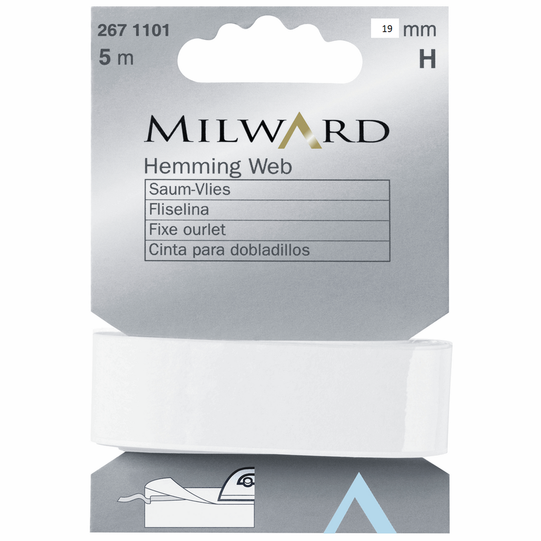 Milward Hemming Web 5m x 19mm - White