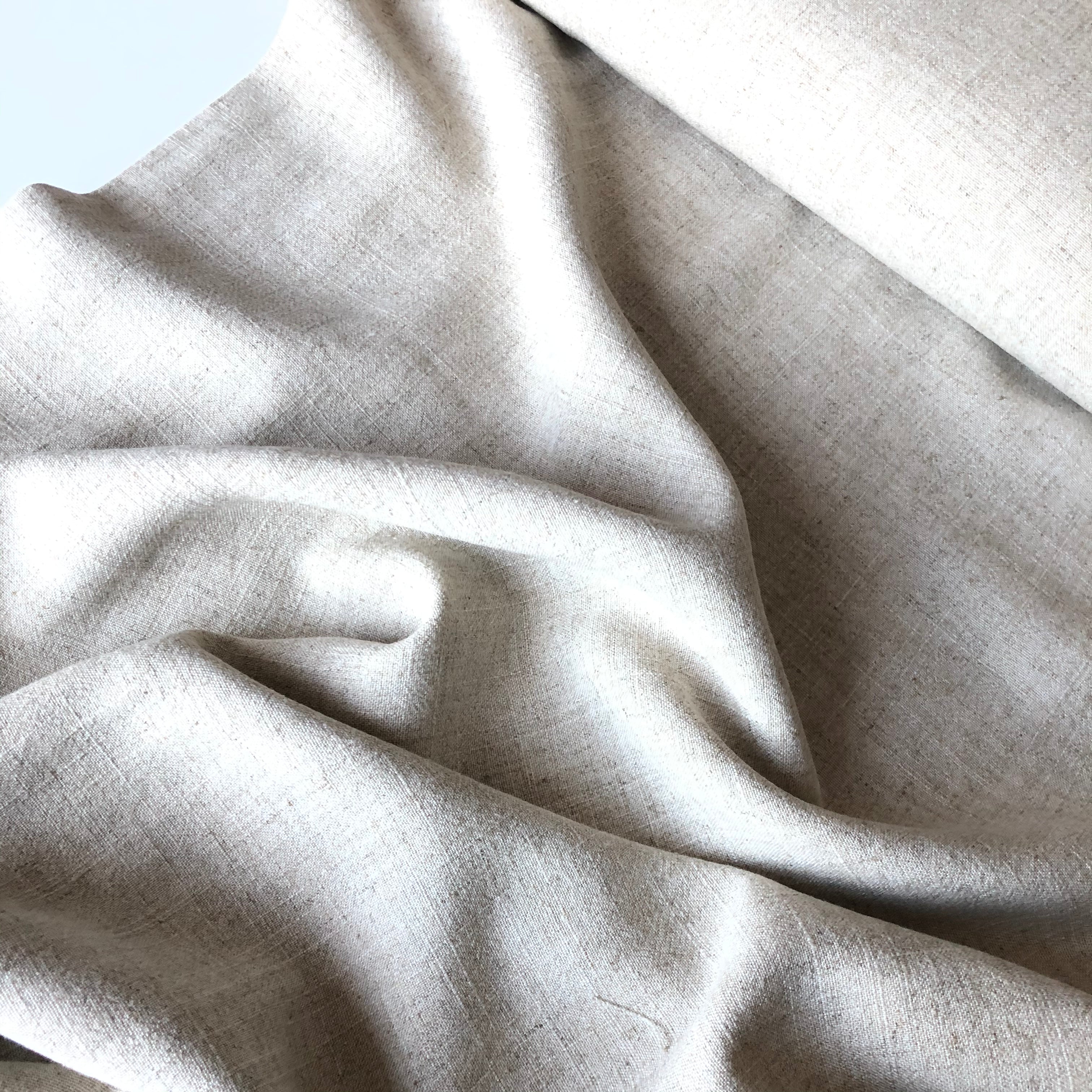 Flow Natural Viscose Linen Blend Dress Fabric