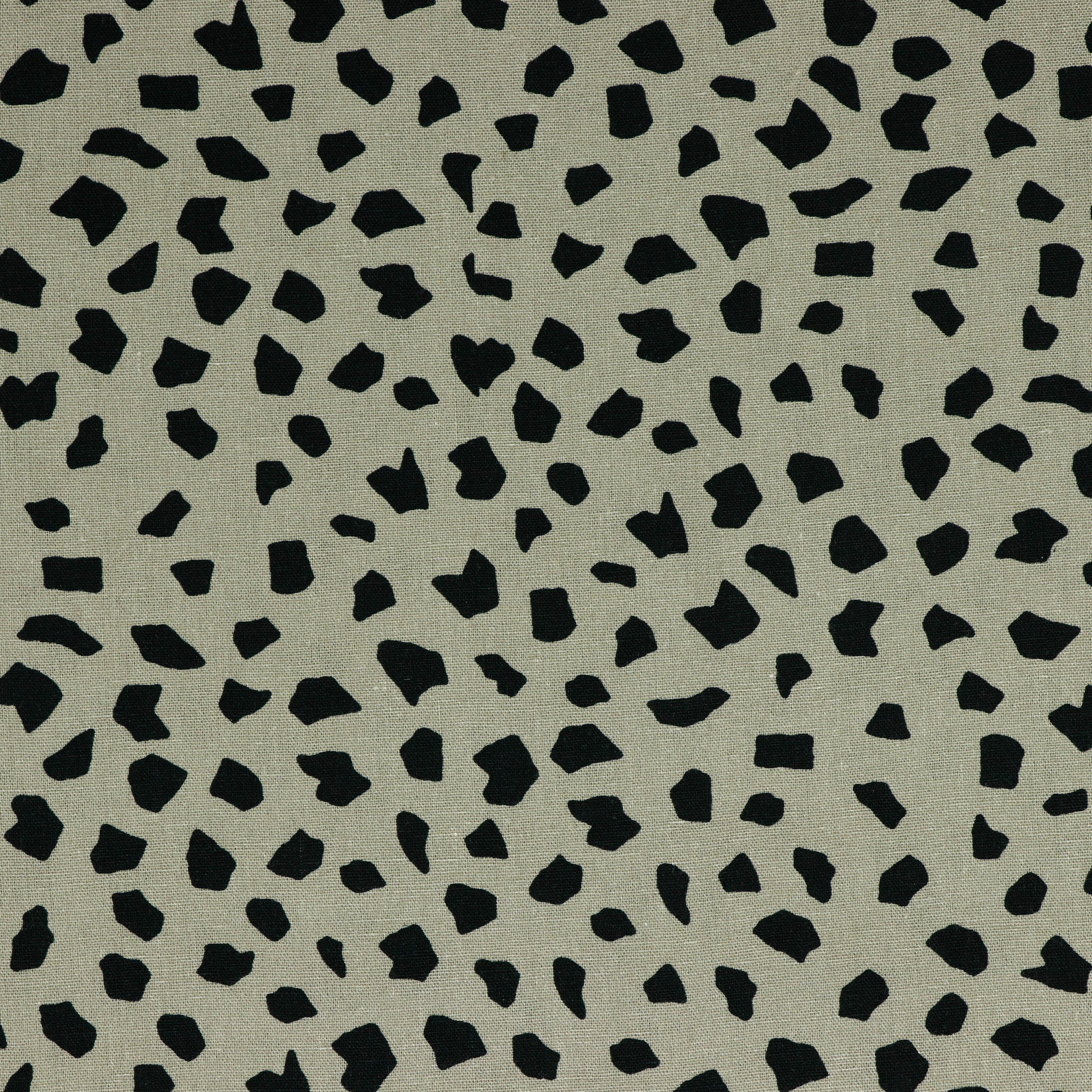 Terrazzo Taupe Linen Viscose Blend Fabric