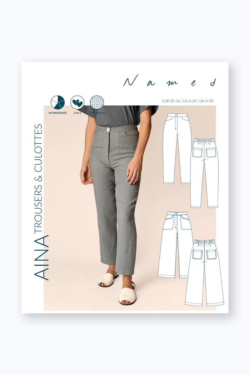 Named Clothing - AINA Trousers and Culottes Sewing Pattern