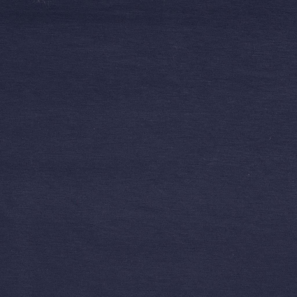 REMNANT 0.48 Metre - Navy Viscose Ponte Roma Double Knit Fabric