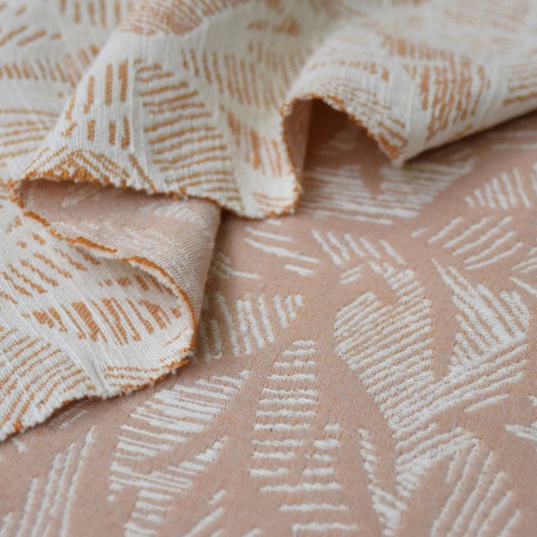 Cousette - Summer Shade Warm Beige Jacquard Fabric