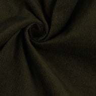 21 Wale Cotton Needlecord in Dark Brown