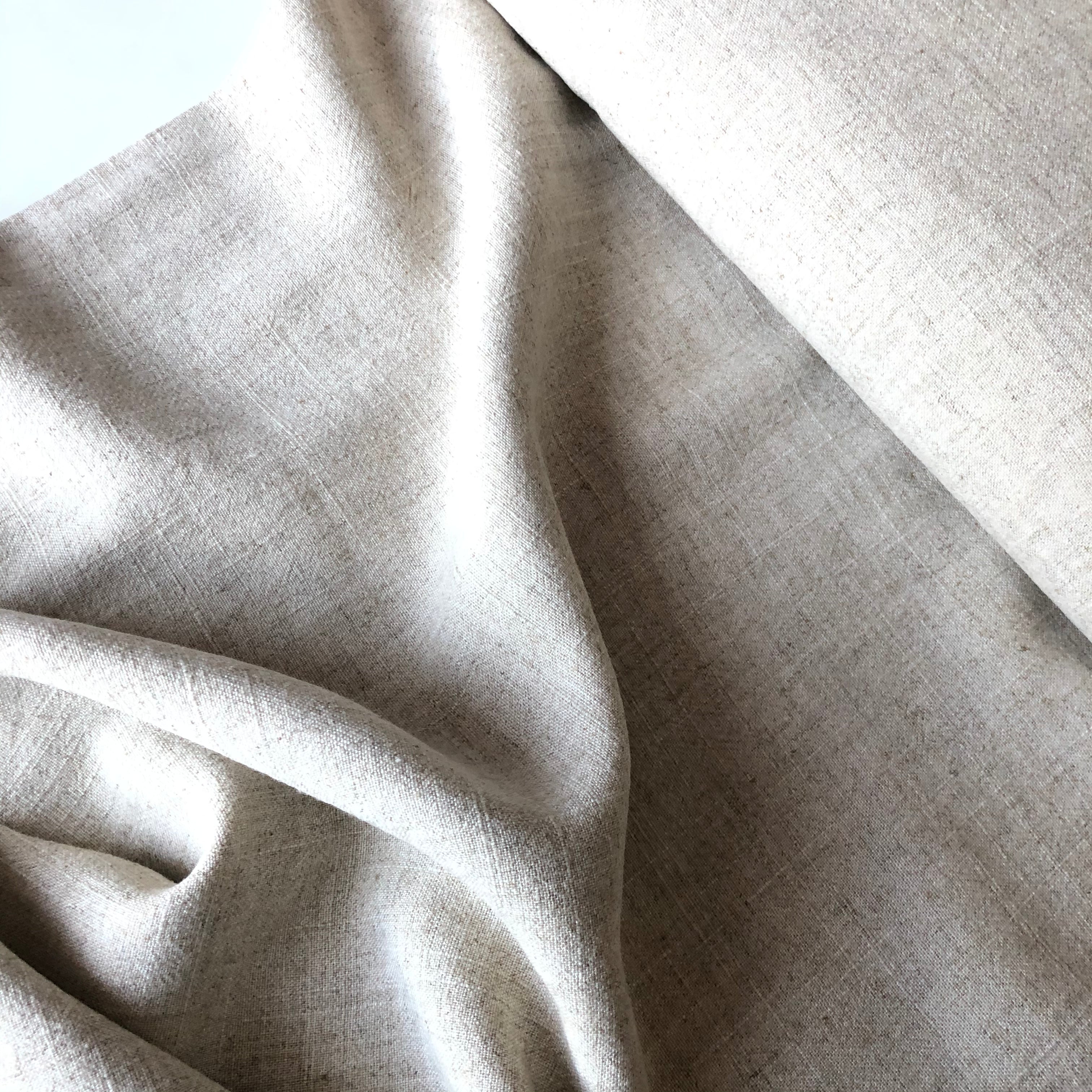 Flow Natural Viscose Linen Blend Dress Fabric