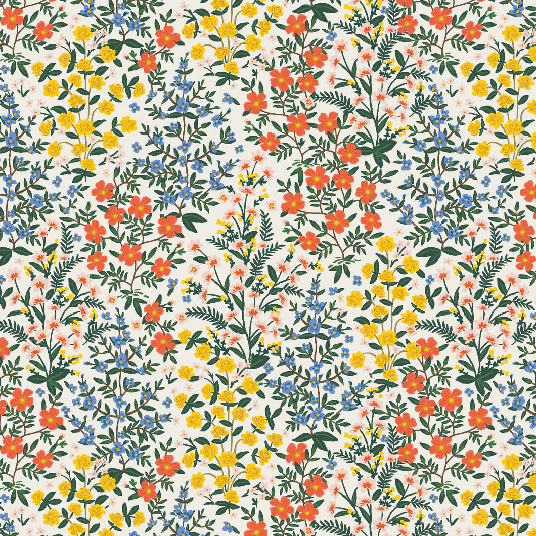 Rifle Paper Co - Wildwood Garden Cream Cotton from Camont